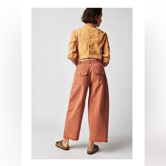 NEW Free People to the extreme barrel pants small - Picture 3 of 11